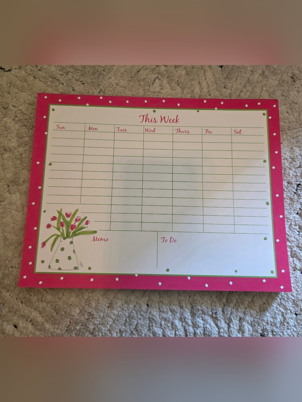 To do list - menu planning - notepad